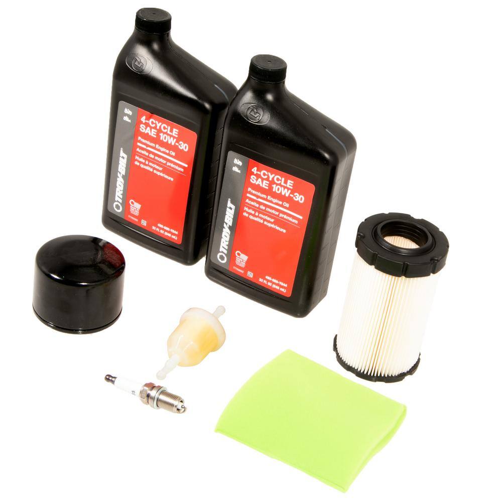 Troy-Bilt Engine Maintenance Kit for Lawn Tractors and RZT Mowers with Briggs and Stratton 13.5-19.5 Single Cylinder Engines 490-950-Y053