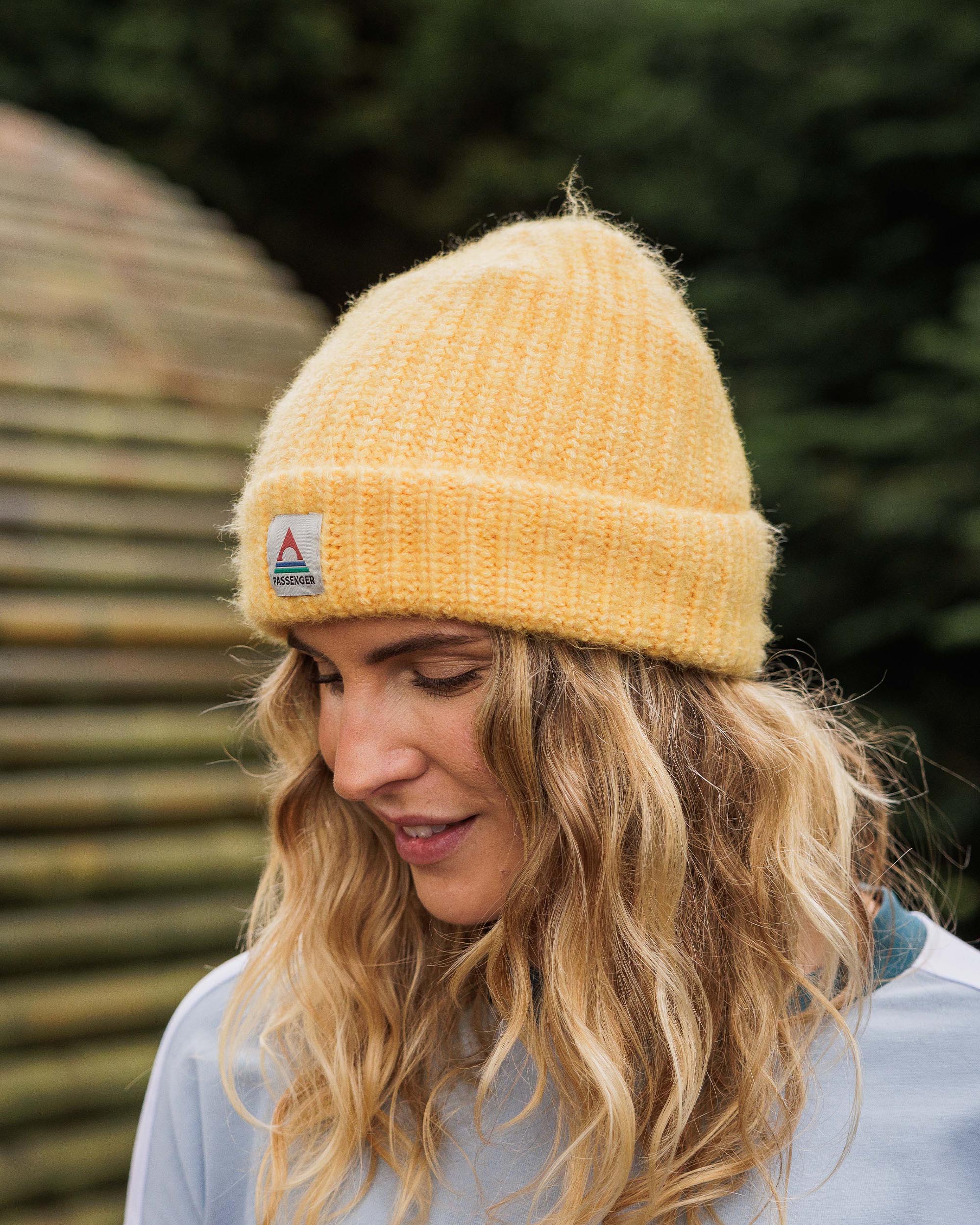 Redwood Fleece Lined Recycled Beanie - Ochre Yellow