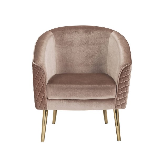 ACME Benny Accent Chair in Velvet and Gold