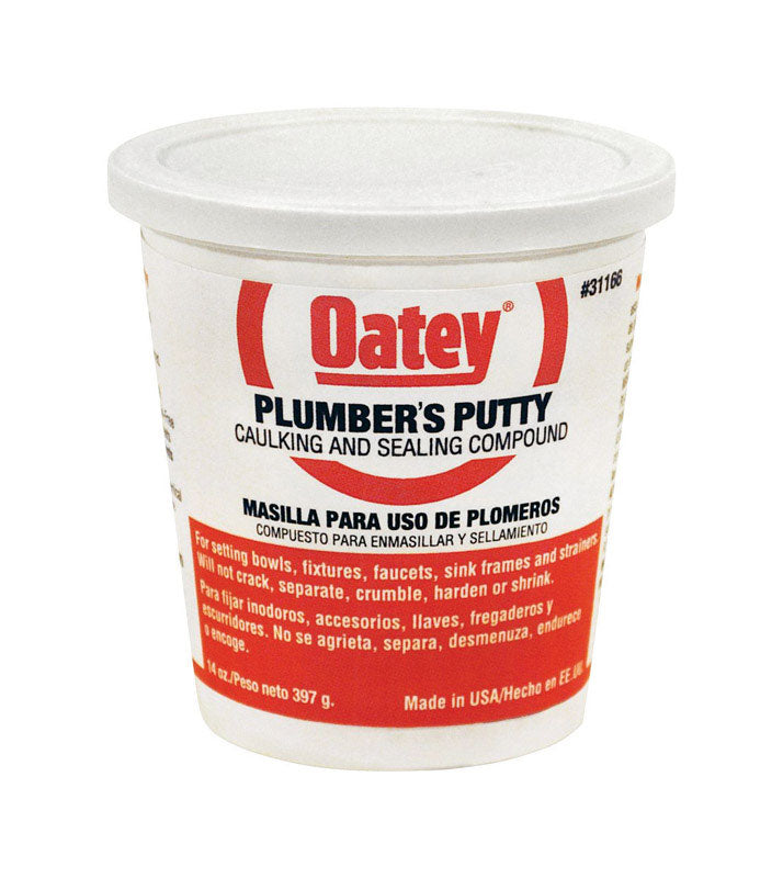 PLUMBERS PUTTY 14OZ WHT