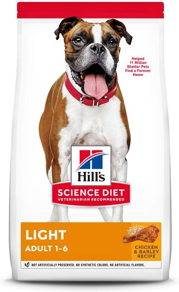 Hill's Science Diet Adult Light With Chicken Meal and Barley Dry Dog Food