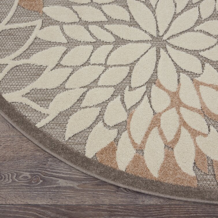 Rosario Navy/Ivory/Taupe Indoor/Outdoor Rug