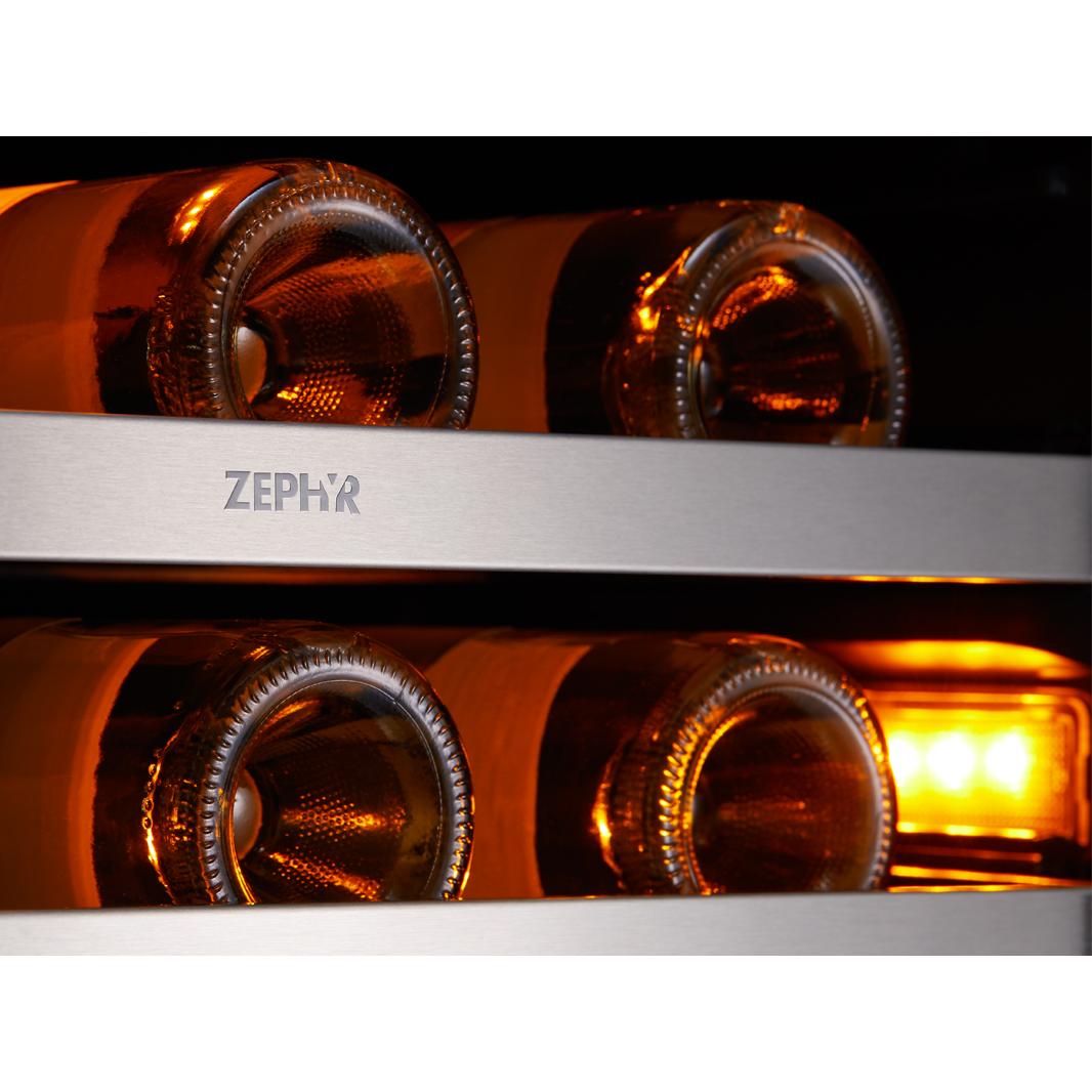 Zephyr 45-Bottle Presrv? Series Wine Cooler with PreciseTemp? PRW24C02BG