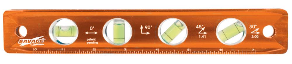 9 In SAVAGE® Magnetic Billet Torpedo Level W/Metric (22 CM) ;