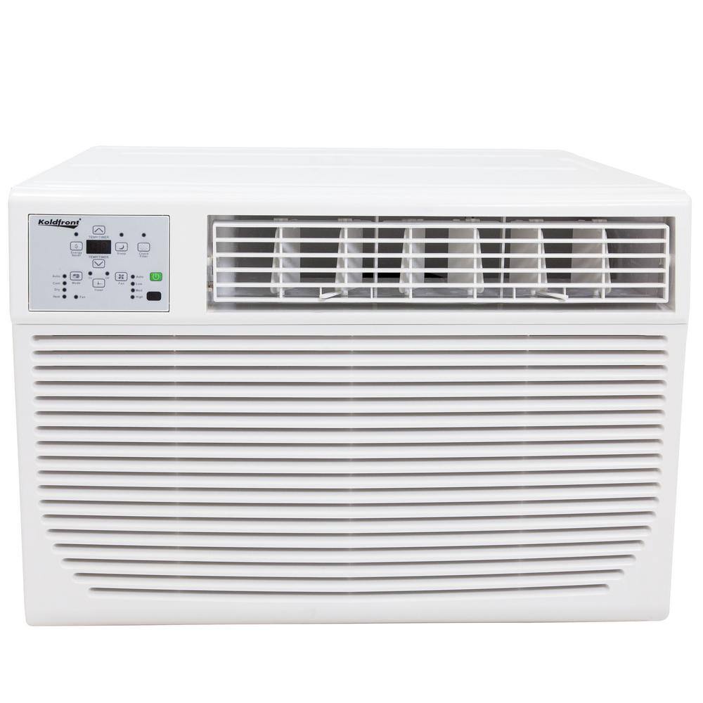 Koldfront 8000 BTU 115-Volt Window Air Conditioner with Heat and Remote in White WAC8001W