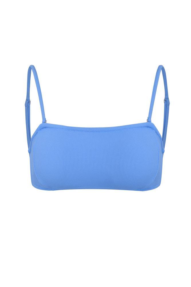 HELLO MOLLY Coconut Grove Swim Top Blue