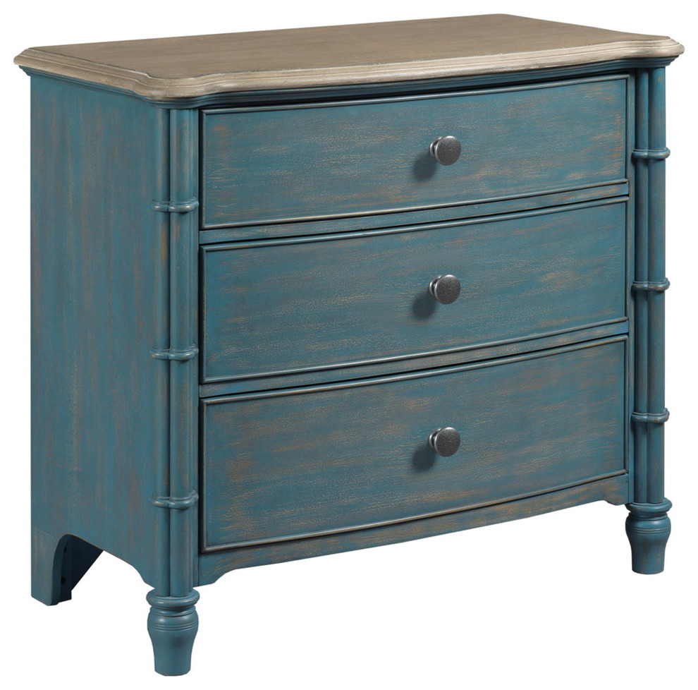 Emma Mason Signature Econo Sundown Accent Chest Blue   Farmhouse   Accent Chests And Cabinets   by Emma Mason  Houzz