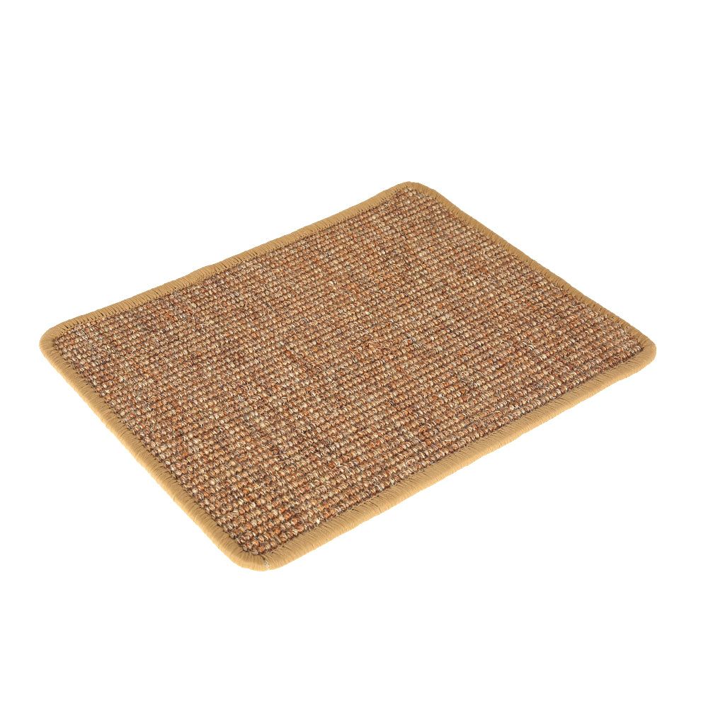 15.6 X 11.7 In Cat Scratching Mat， Large Natural Sisal Mats，Anti-Slip Cat Scratch Pad，Cat Grinding Claws Mat for Protect Carpets and Sofas Durable and Safe Will Not Harm Cat Paws