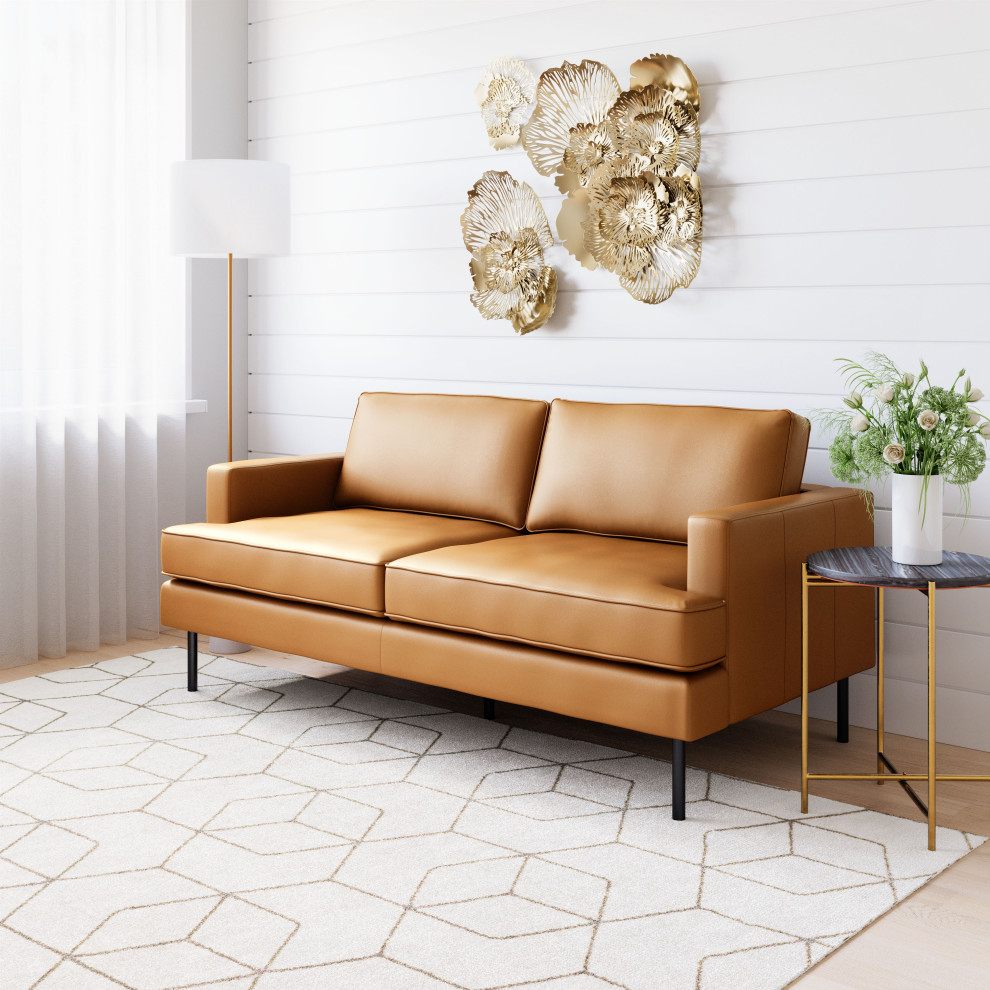 Decade Sofa Brown   Modern   Sofas   by GwG Outlet  Houzz