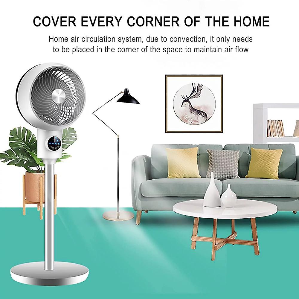 Air Circulation Fan Household Electric Fan Student Bedroom Desk Fan Floor Fan 3-speed Adjustment With Touch Panel