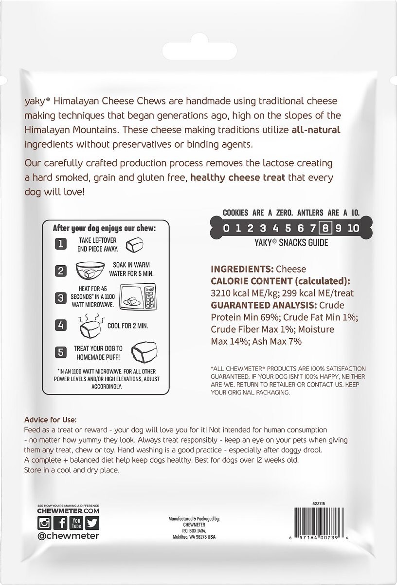 chewmeter Yaky Mixed Himalayan Cheese Dog Treat