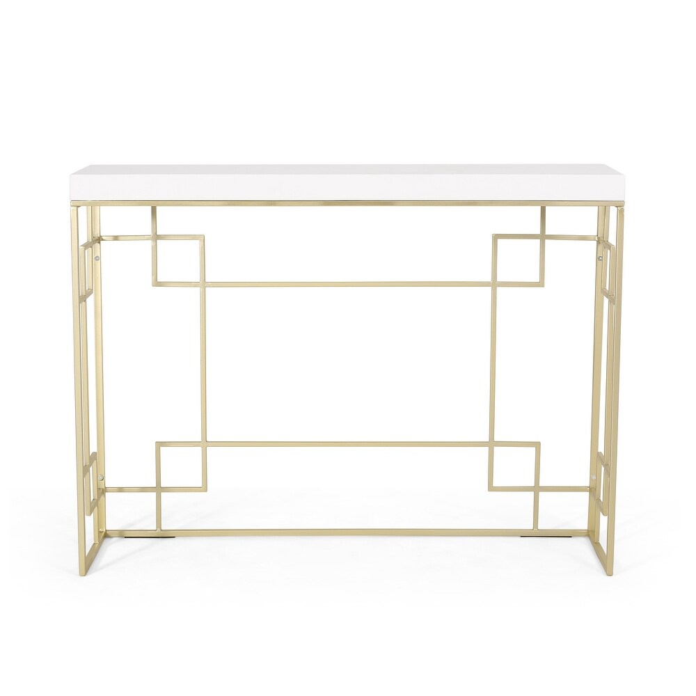 Depue Geometric Console Table by Christopher Knight Home