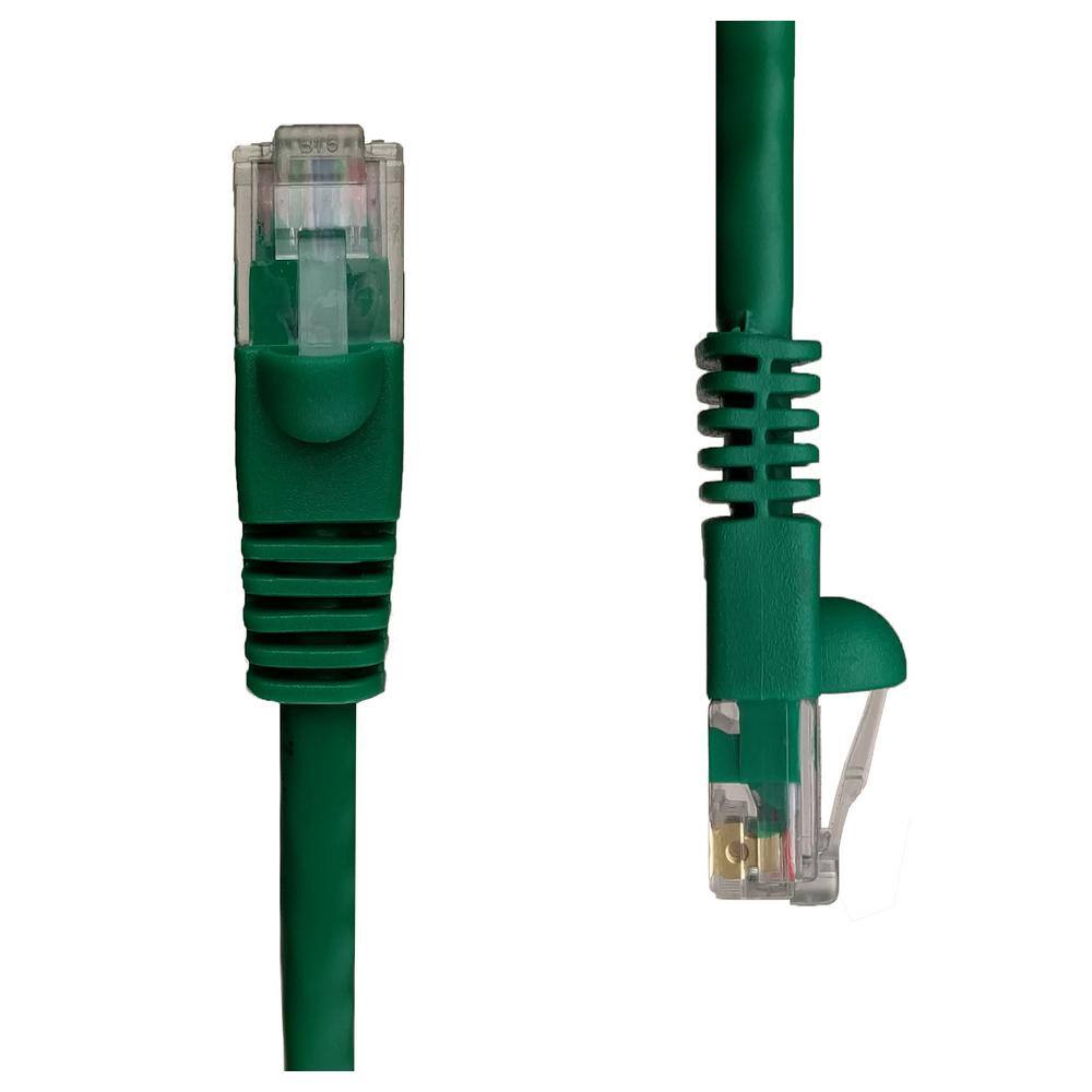 NTW 3 ft. Cat5e Snagless Unshielded (UTP) Network Patch Cable Green 345-U5E-003GN