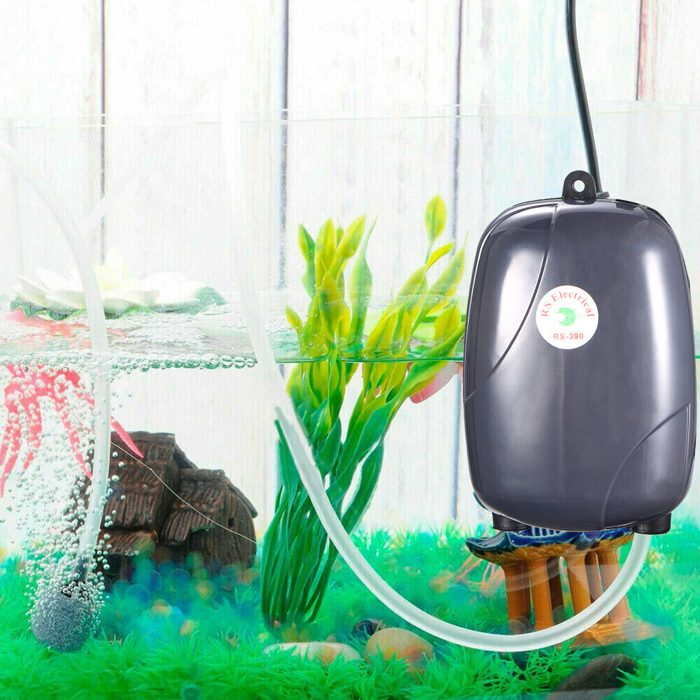 JahyElec Updated 110V Stabe 120 Gal Aquarium Fish Tank Oxygen Air Pump Hydroponics Aerator NEW