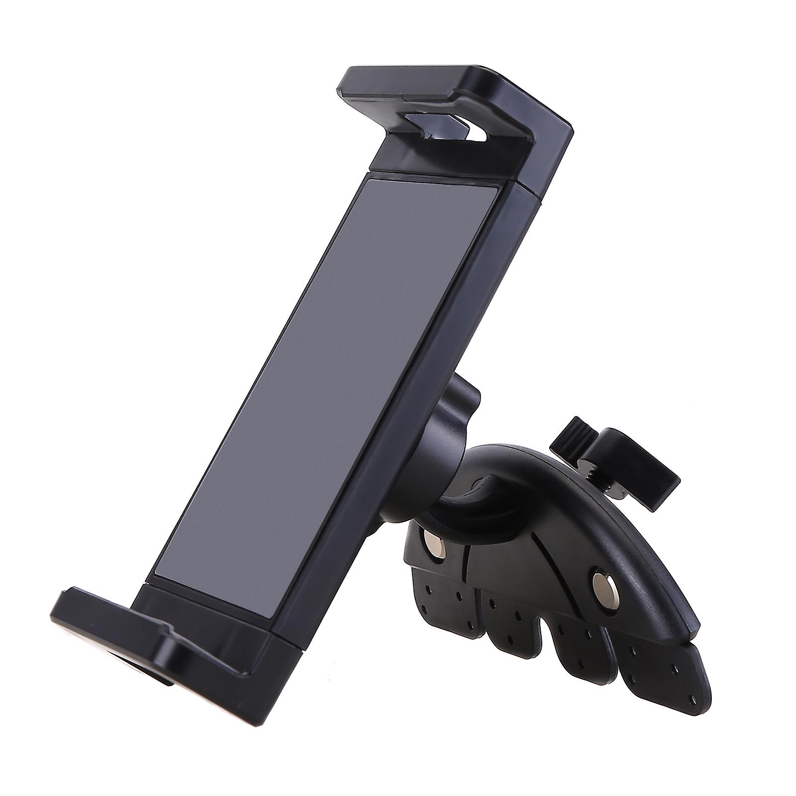 Cd Slot Car Phone Mount Holder Hands-free Auto Vehicle Smartphone Stand Cradle Type 1 Gray