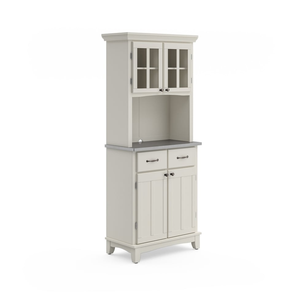 Homestyles Buffet Of Buffets Off White Wood Buffet with Hutch   31\