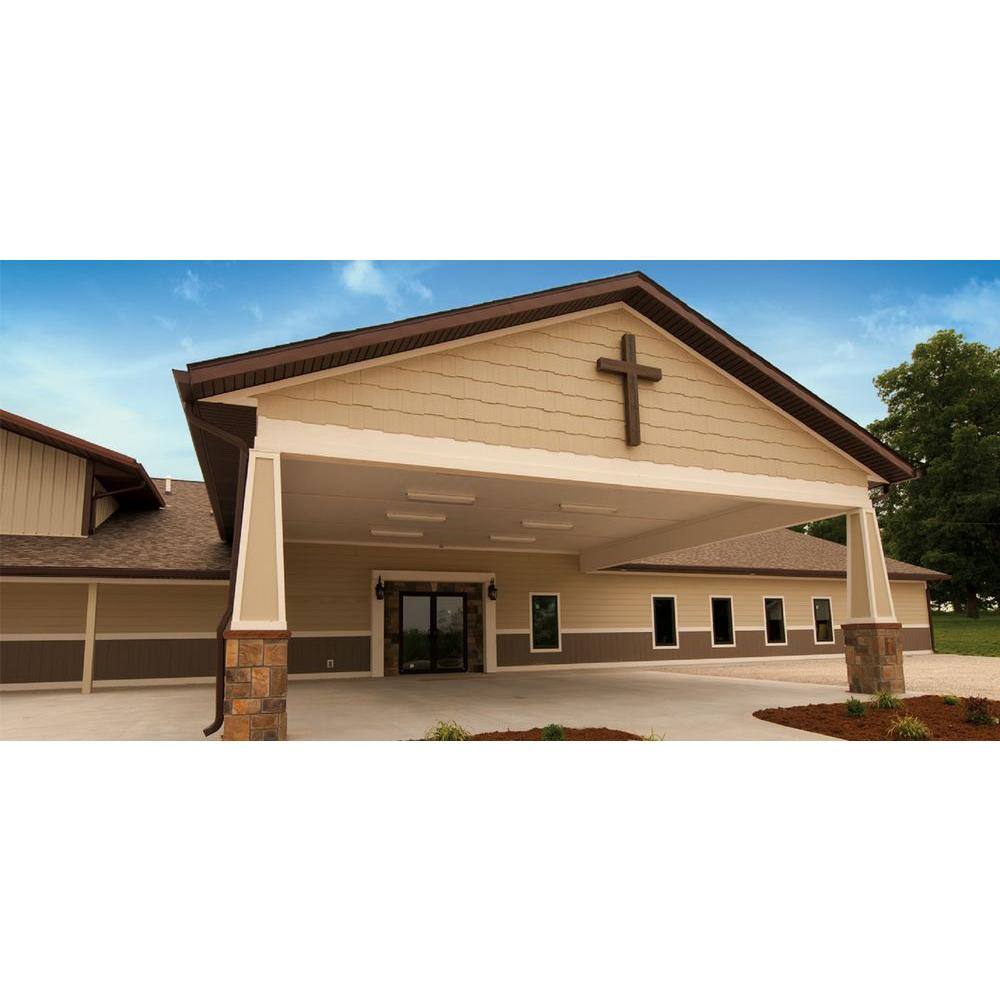 LP SmartSide SmartSide 440 Series Application as 4 in. x 16 ft.  Cedar Texture Lap Engineered Treated Wood Siding 25880