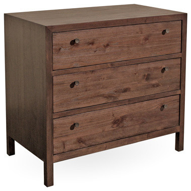 Aldus 36 quot3 Drawer Elm Chest   Transitional   Accent Chests And Cabinets   by Maria Yee Inc  Houzz