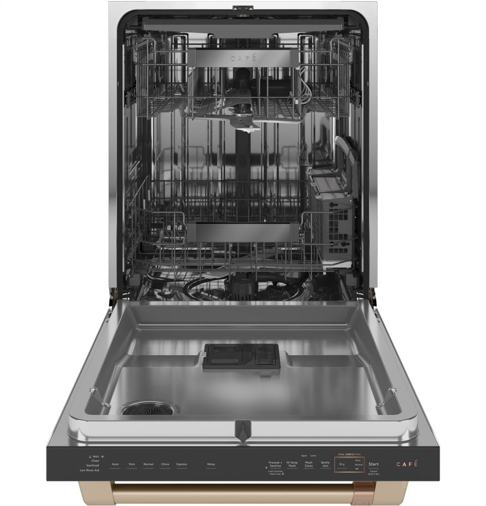 Cafe CDT875P4NW2 Café Smart Stainless Steel Interior Dishwasher With Sanitize And Ultra Wash & Dual Convection Ultra Dry