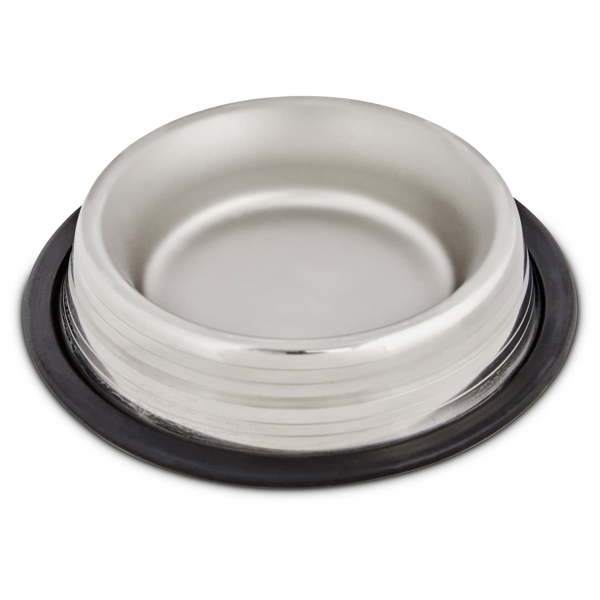 HARMONY Two-Toned No-Tip Stainless Steel Dog Bowl， 1 Cup