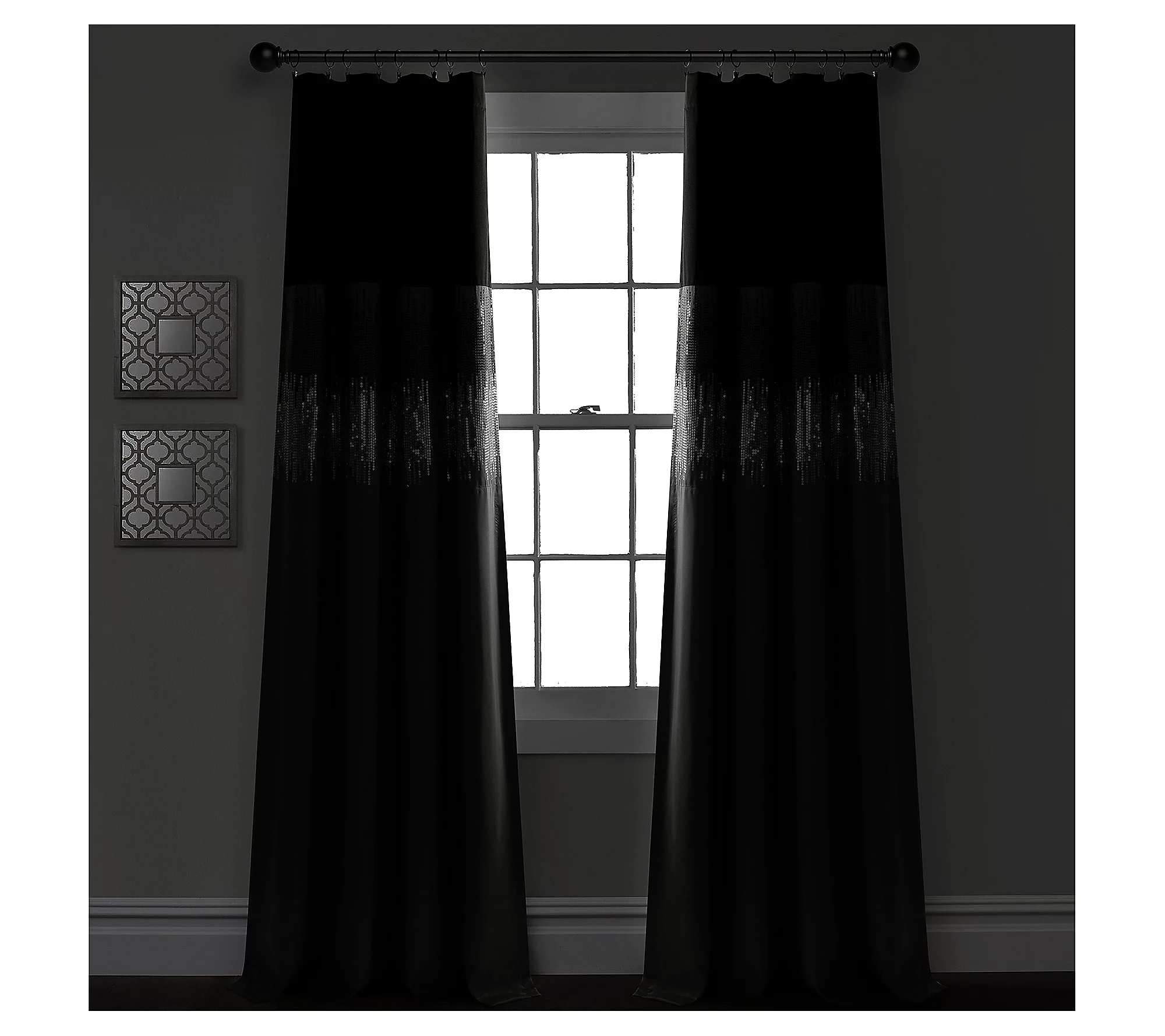 Night Sky Blackout Window Curtain Single42X84 by Lush Decor