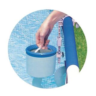 INTEX Deluxe Pool Automatic Surface Skimmer and Maintenance Kit with Vacuum and Pole 28000E + 28003E