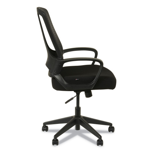 Alera MB Series Mesh Mid-Back Office Chair， Supports Up to 275 lb， 18.11 to 21.65 Seat Height， Black (MB4718)