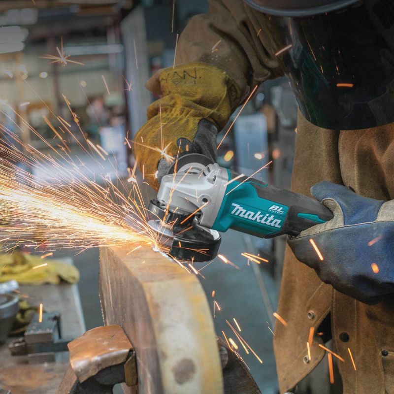 Makita 18V Cordless Paddle Switch Angle Grinder