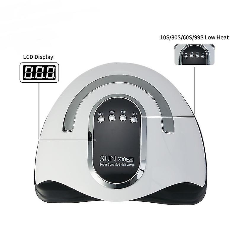 Led Nail Lamp 280w Nail Curing Uv Lamp， Led Nail Dryer For Gel Polishing With Auto Sensor/4 Timer Settings