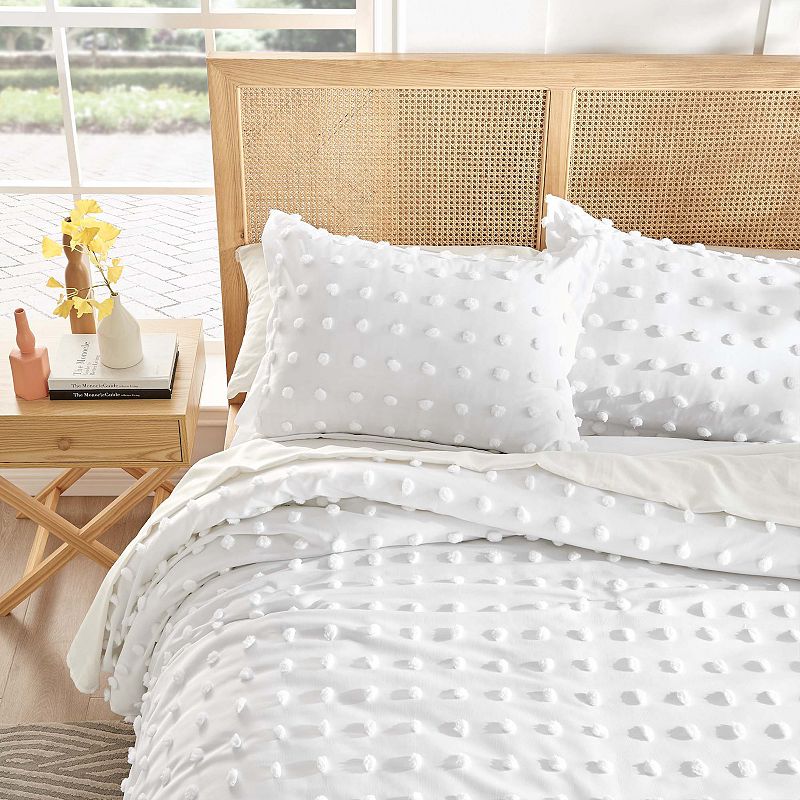 Levtex Home White Pom Pom Comforter Set with Shams