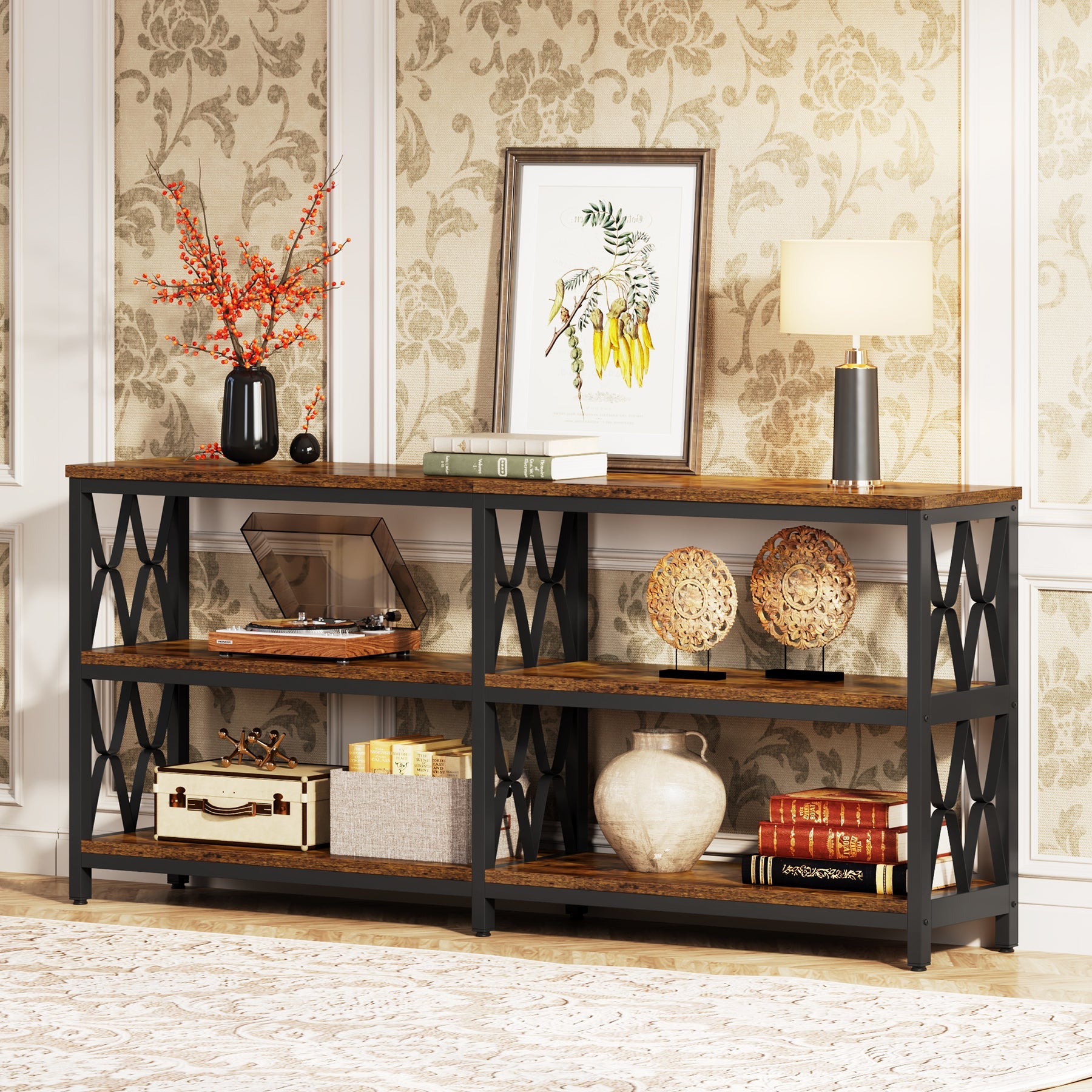 3-Tier Console Table, 70.9