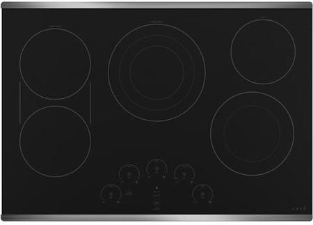 GE Cafe CEP90302NSS 30Inch Builtin Touch Control Electric Cooktop In