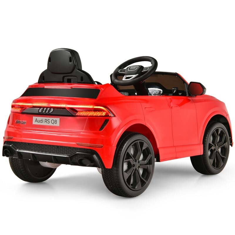 12V Licensed Audi Q8 Kids Ride On Car, Battery Powered 4 Wheeler Riding Toy Car with Remote Control