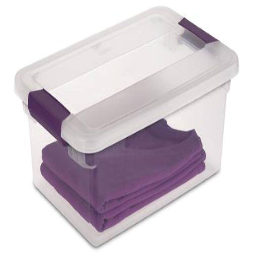 Sterilite 15 Qt. ClearView Latch Box Plastic Storage Container (36-Pack) 36 x 17531712