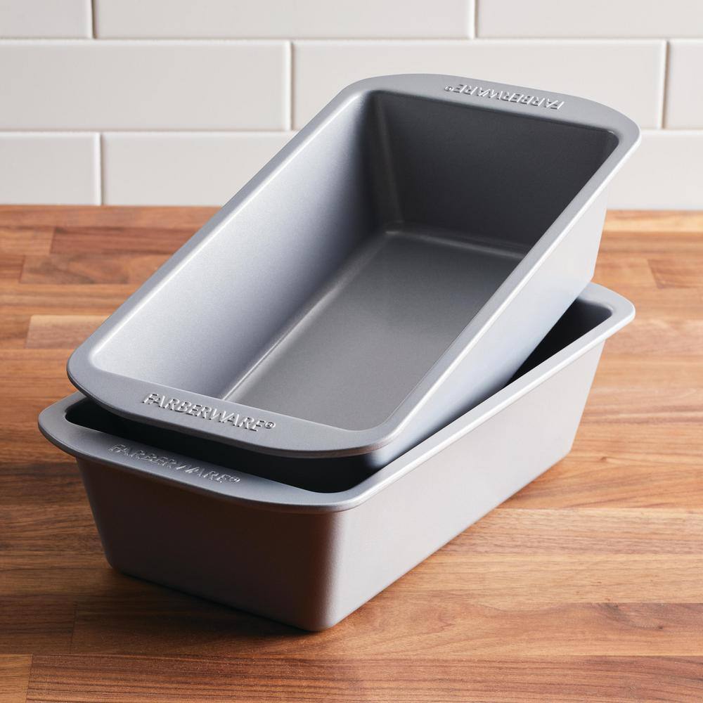 Farberware SmartBrown 2-Piece Steel Loaf Pan Set 48433