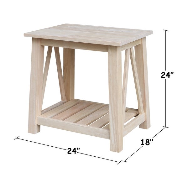 Surrey Solid Wood End Table