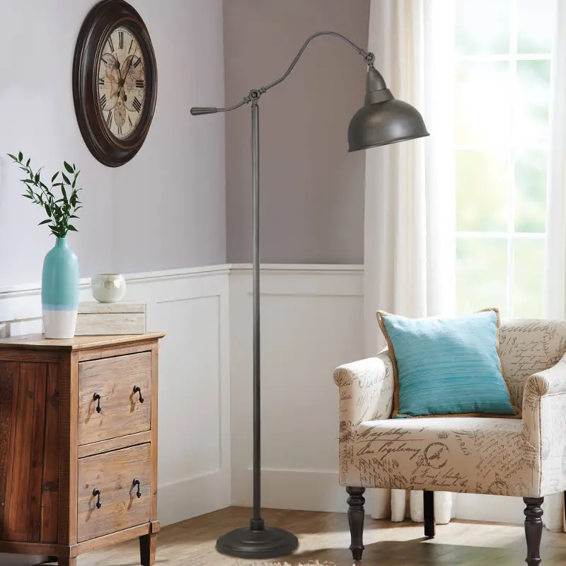 Paddington Slate Gray Floor Lamp