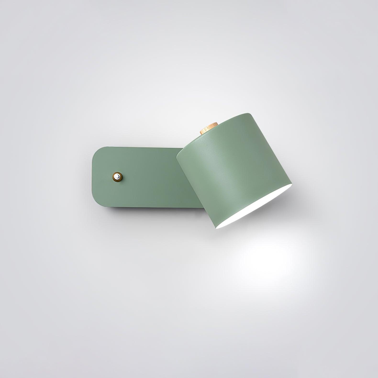 Rotatable Cylinder Plug-in Wall Lamp