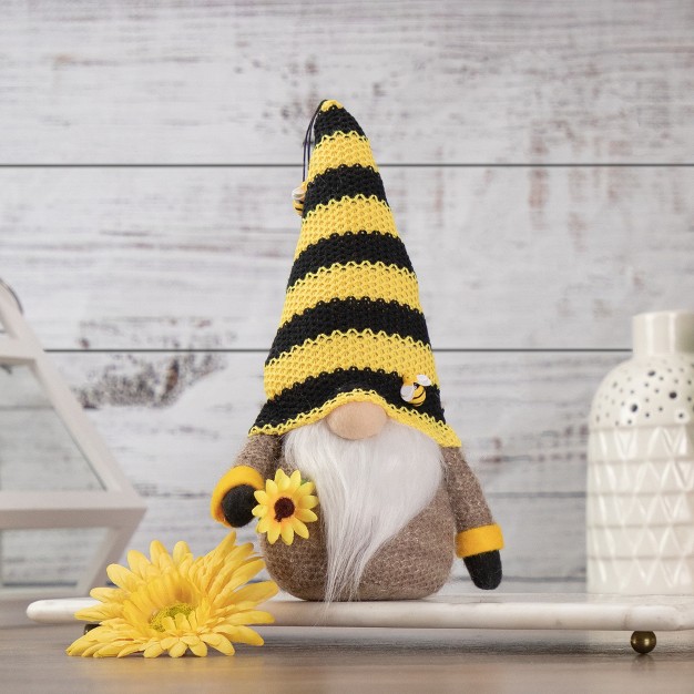 Bumblebee And Sunflower Springtime Gnome