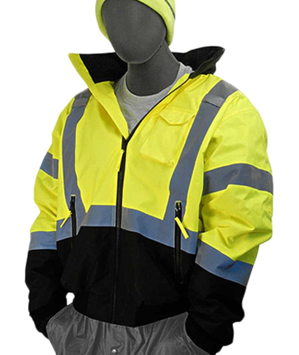 Majestic Glove Small High-Visibility Yellow Class 3 Bomber Jacket