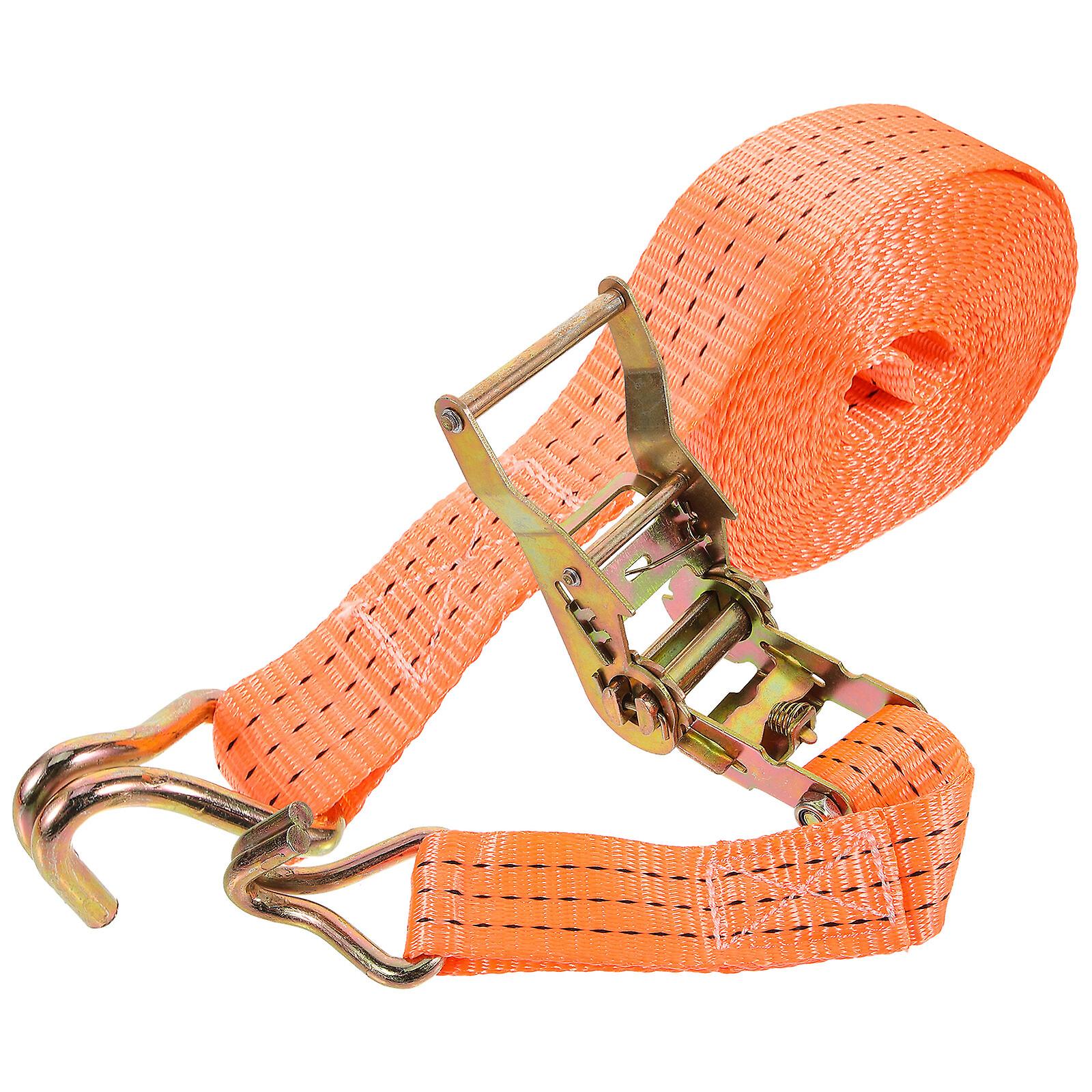 1 Set Of Tie Down Strap Cargo Ratchet Lashing Strap Cargo Fixing Strap Goods Tie Strap Heavy Duty Strap