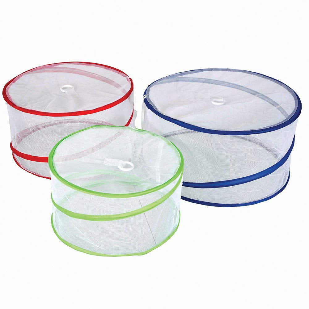 Stansport Food Covers, Set Of 3, 15, 13.75 And 12" Diameter