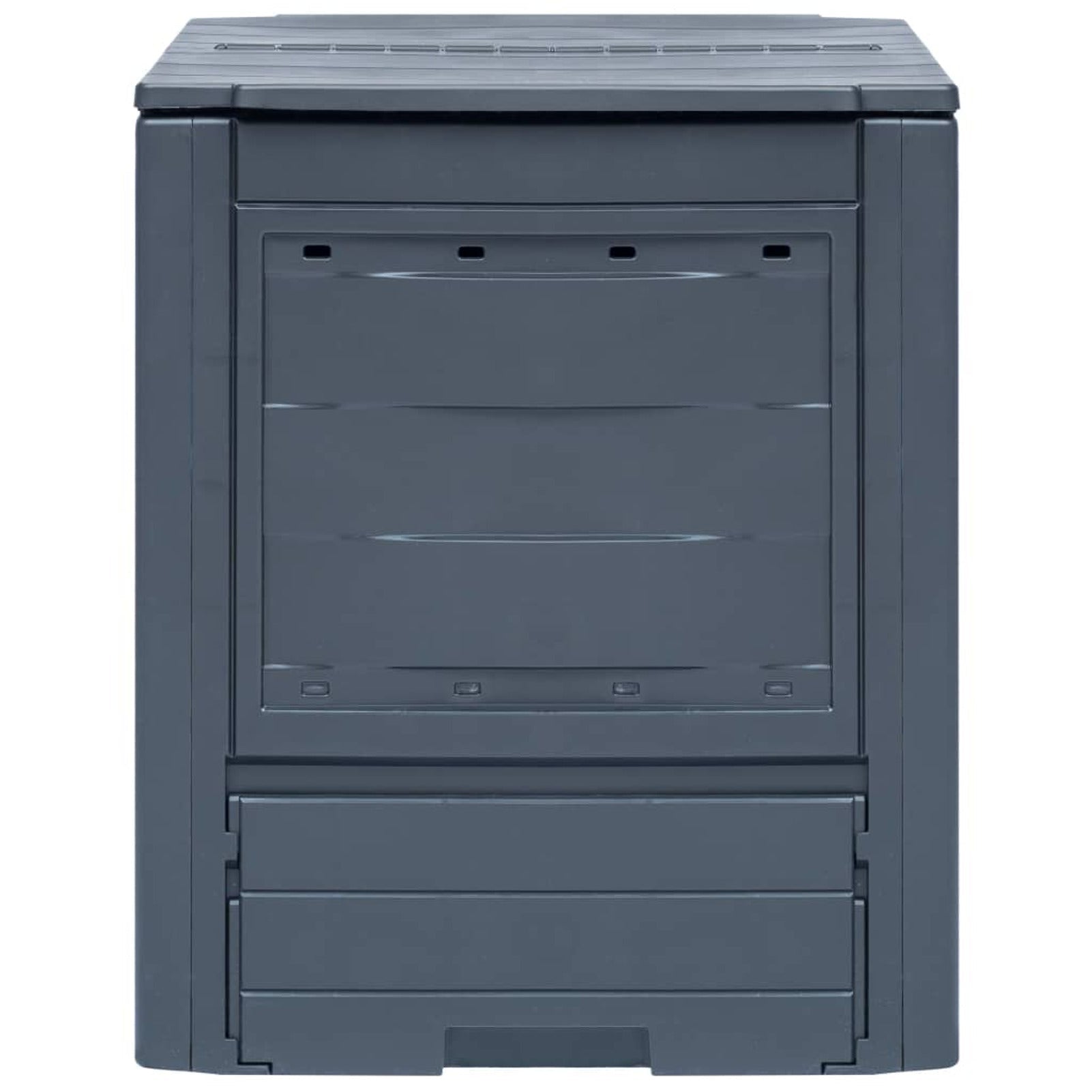 Abody Garden Composters 3 pcs Gray 23.6"x23.6"x28.7" 206.1 gal