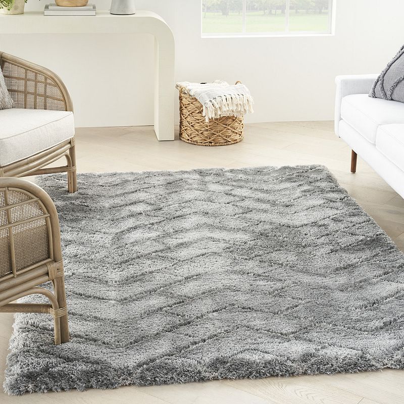 Nourison Luxurious Shag Arrow Indoor Rug