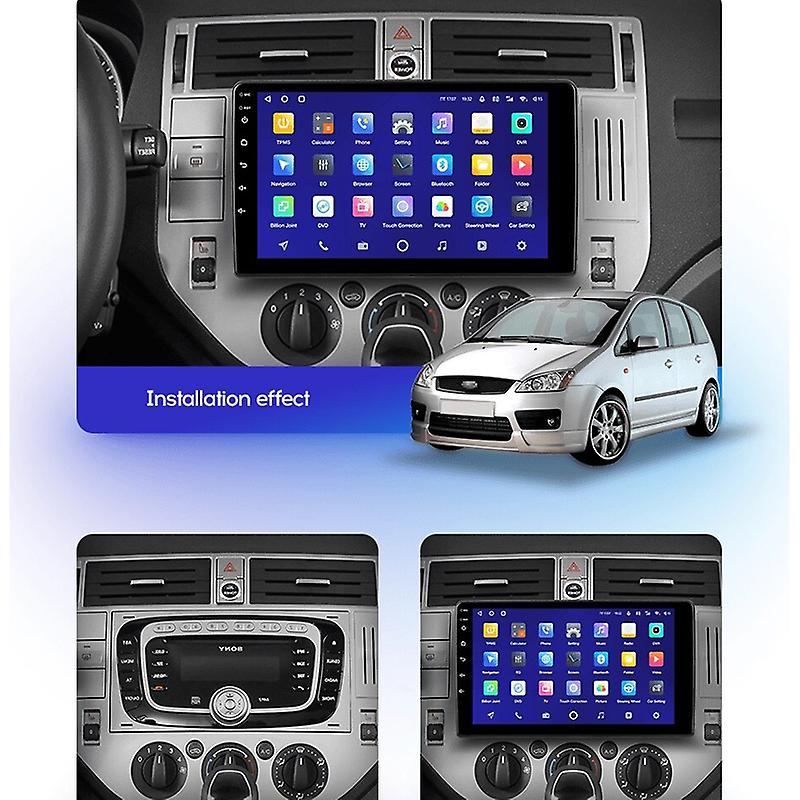 Wireless CarPlay Android Auto Radio for Ford C-MAX 2003 - 2010 4G Car Multimedia GPS 2din autoradio