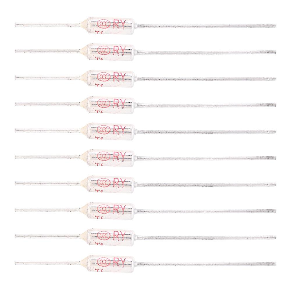 10pcs Metal Shell Thermal Fuse Cutoff 250vac 10a Temperature Fuse Tf 72-250150