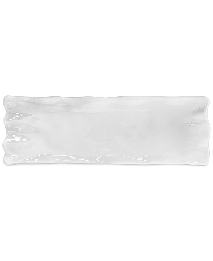 Q Squared Ruffle Melamine 21 x 7 Sandwich Platter