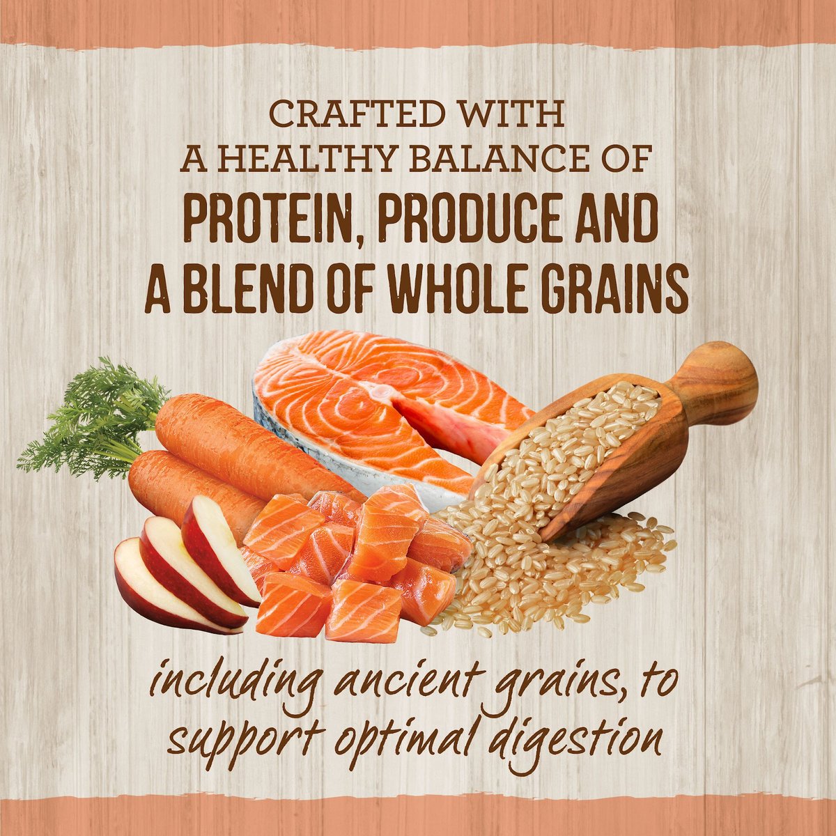 Merrick Healthy Grains Real Salmon and Brown Rice Recipe With Ancient Grains Dry Dog Food