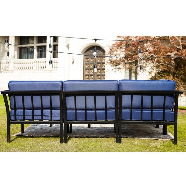 PATIO FESTIVAL 6Piece Outdoor Sofa Seating Group with Cushions