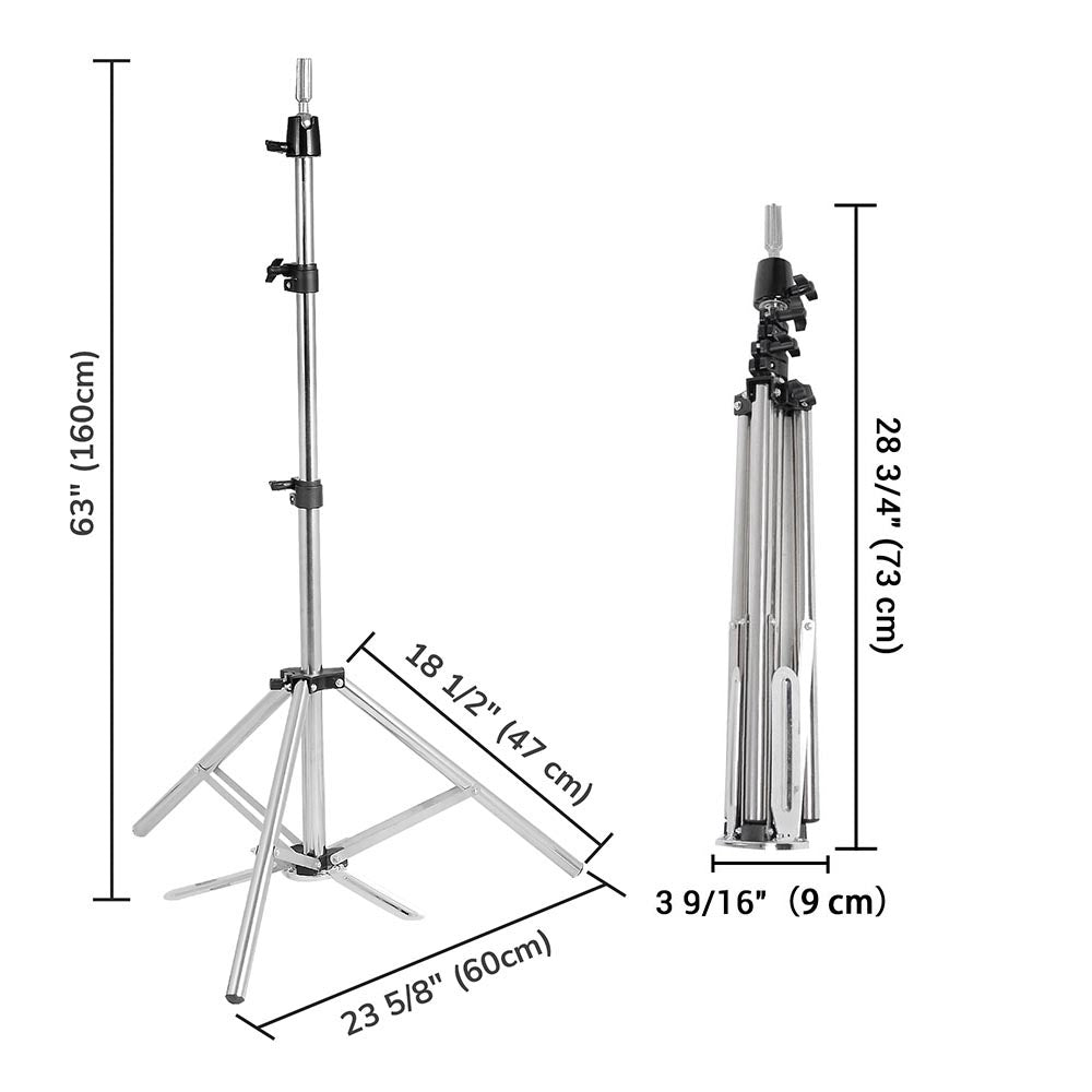 Yescom Mannequin Stand Adjustable Tripod for Cosmetology Head